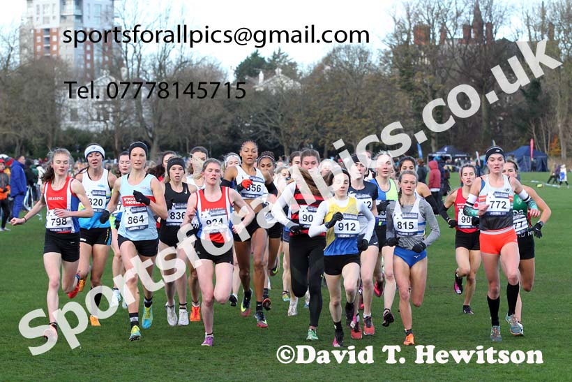 Senior Women and Under-23s, European Cross Country Championships Trials, Sefton Park, Liverpool. Photo: David T. Hewitson/Sports for All Pics